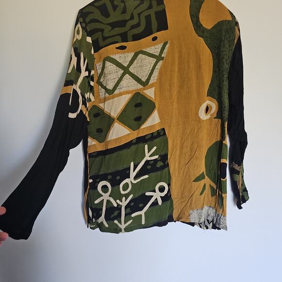 Vintage Large Katkus 100% Rayon Skirt & Top NWT - Picture 4 of 8